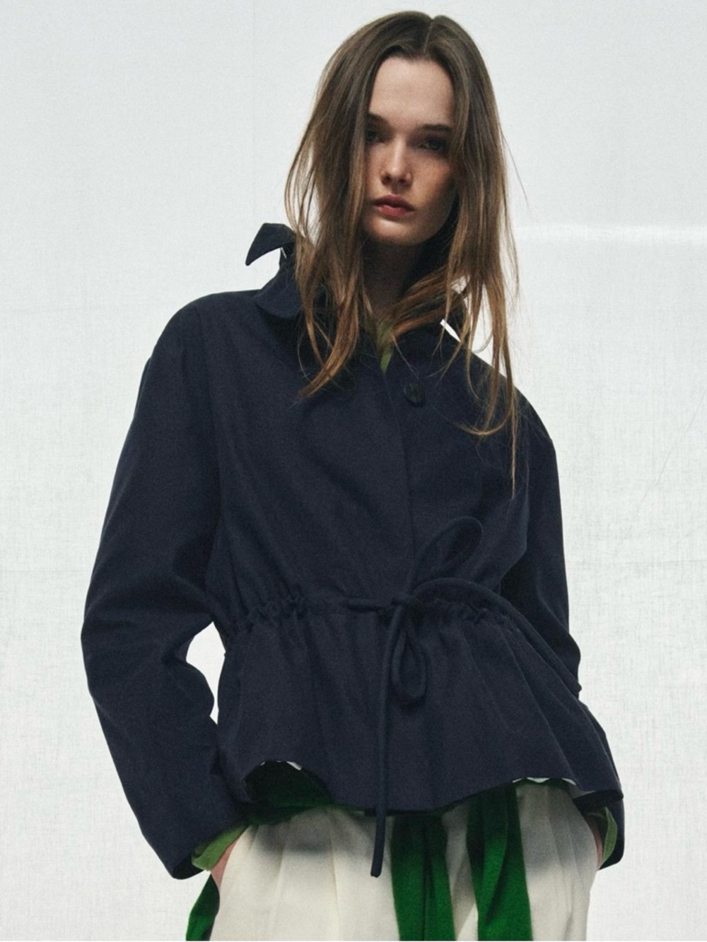 Zara Belted Parka- tan - Picture 2 of 4